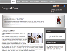 Tablet Screenshot of garageallstars.com